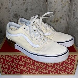 Old Skool Vans | (Gum Block) Classic White